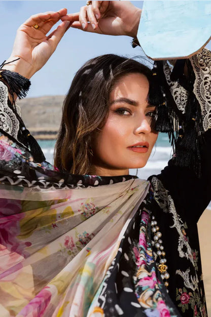 Elaf 005 Unstitched Luxury Dhanak Heavy Embroidered 3PC Suit