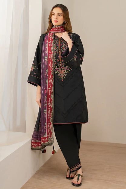Jazmin 007 Unstitched Luxury Dhanak Heavy Embroidered 3PC Suit