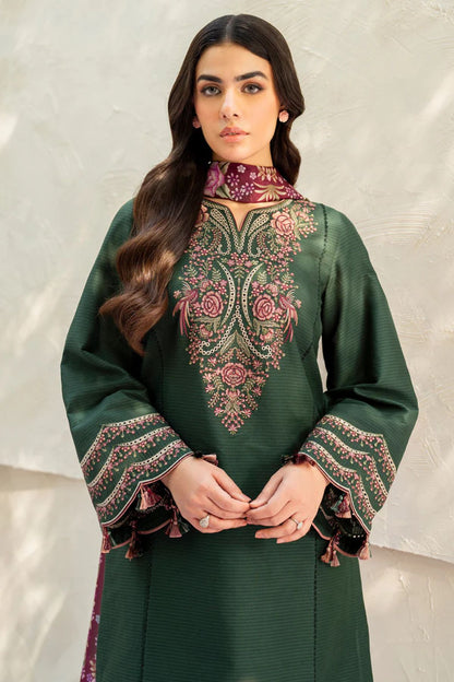Jazmin 006 Unstitched Luxury Dhanak Heavy Embroidered 3PC Suit