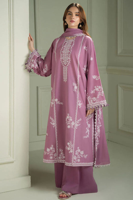 Cross Stitch 001 Unstitched Luxury Dhanak Heavy Embroidered 3PC Suit