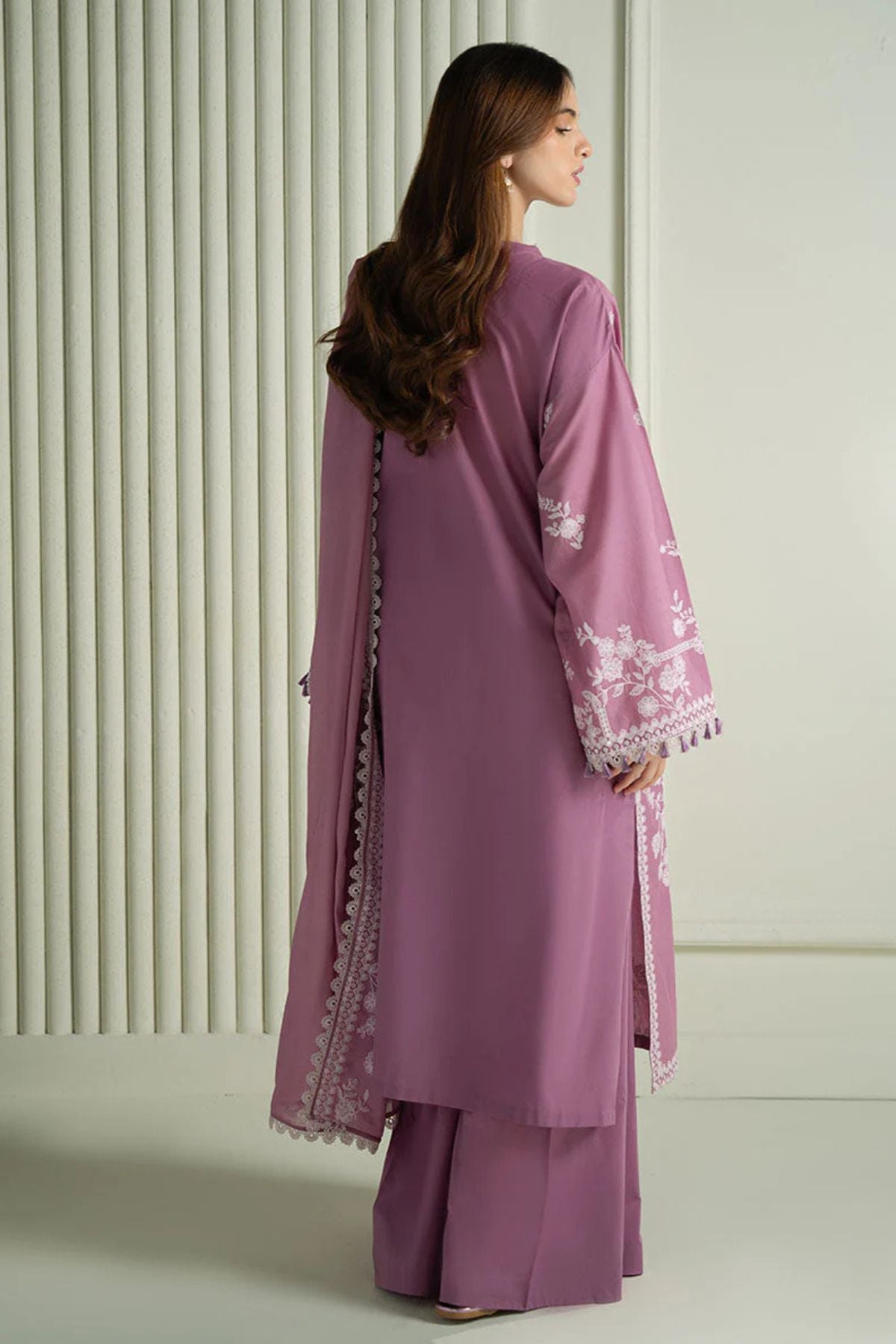 Cross Stitch 001 Unstitched Luxury Dhanak Heavy Embroidered 3PC Suit