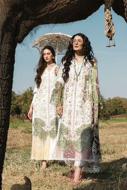 Mushq 3PC Unstitched Luxury Lawn Heavy Embroidered Suit