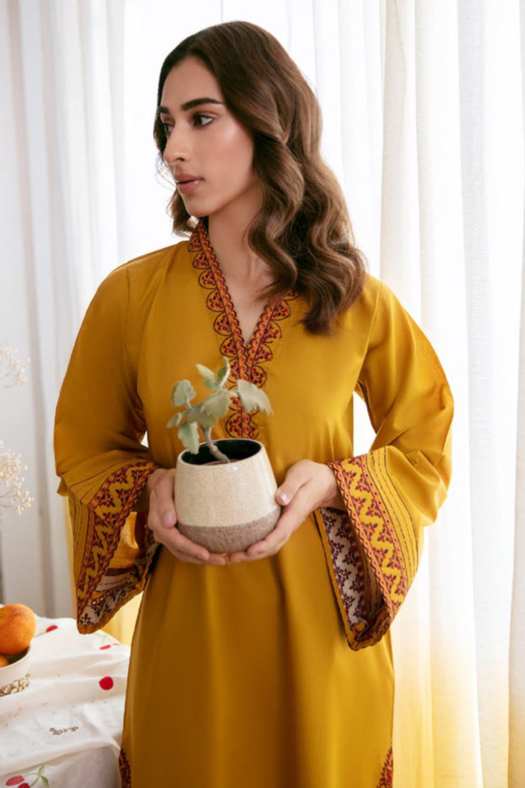 Urge 012 Unstitched Luxury Dhanak Heavy Embroidered 2PC Suit