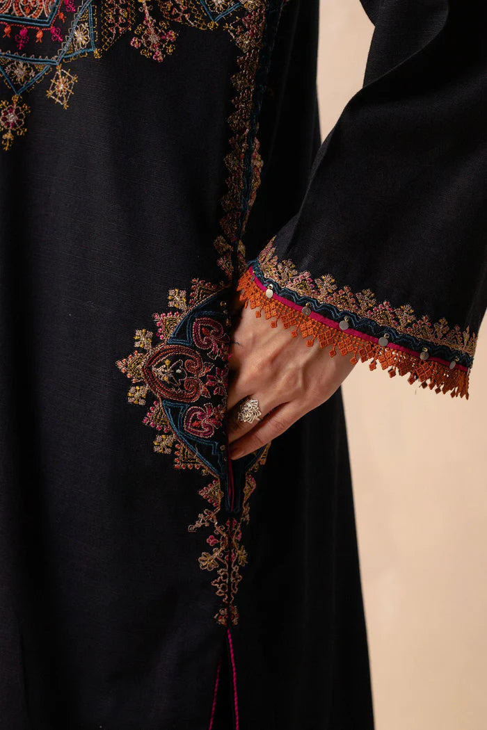Zara Shahjahan 007 Unstitched Luxury Dhanak Heavy Embroidered 3PC Suit