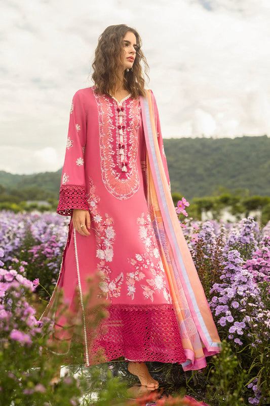Mushq 3PC Unstitched Luxury Lawn Heavy Embroidered Suit