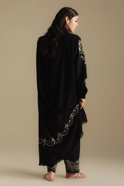 Zara Shahjahan 031 Unstitched Luxury Dhanak Heavy Embroidered 3PC Suit