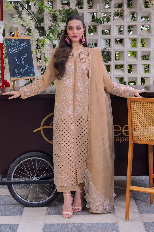 Rang Rasiya 3PC Unstitched Luxury Lawn Chikenkari Heavy Embroidered Suit