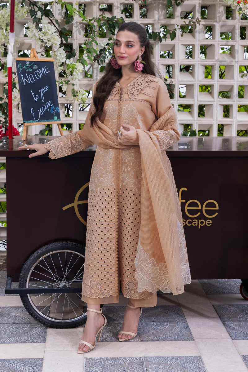 Rang Rasiya 3PC Unstitched Luxury Lawn Chikenkari Heavy Embroidered Suit